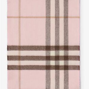 Burberry Pink Plaid Scarf NWT